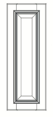 Rustic Walnut Base Decorative Door - 24 Inch Wide x 30 Inch High