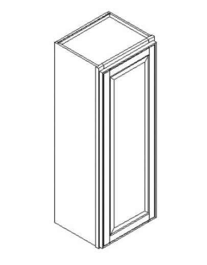 Arcadia White Shaker Small Wall Cabinet Unit with Single Door