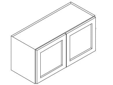 Frontier Shaker Wall Cabinet - 36 Inch Wide x 24 Inch High x 24 Inch Deep