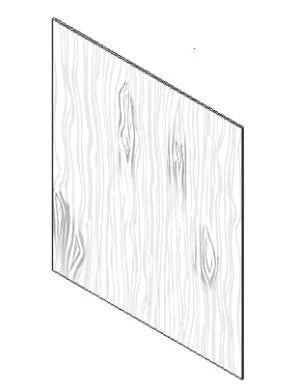 Modern White Shaker Island Panel