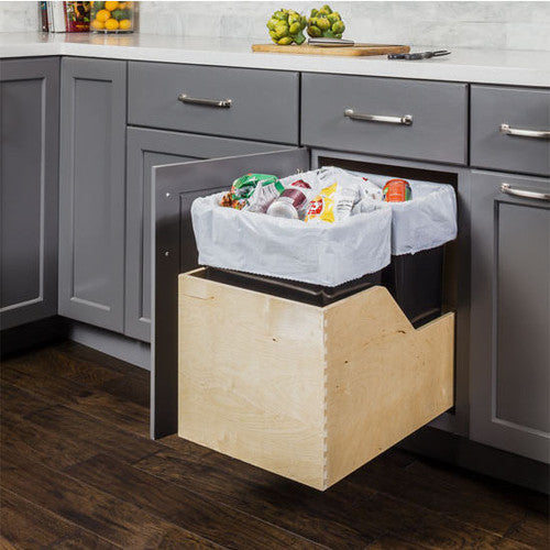 Modern White Shaker Base Cabinet 18 Inch Full Height