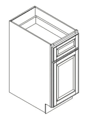 Sonona Wheat Small Base Cabinet with 21 Inch Door & Drawer