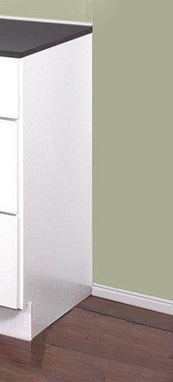 Modern White Shaker Dishwasher Panel