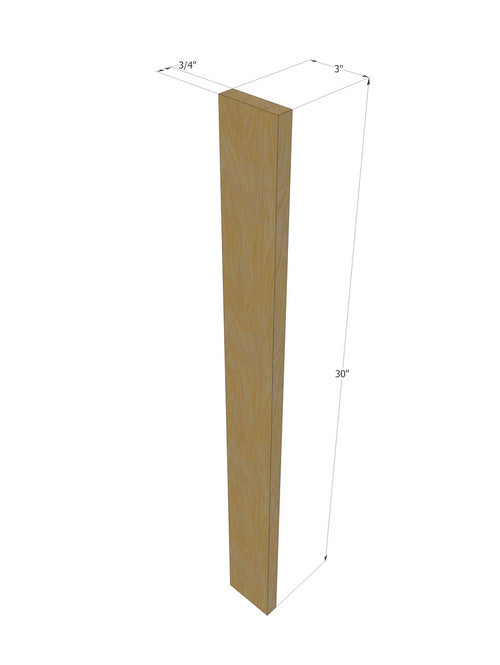 Classic Oak 6 Inch Straight Wall Filler