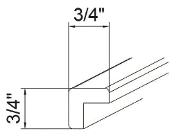 Classic Gray Shaker Outside Corner Molding