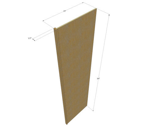 Classic Oak Fridge Panel - 90 Inch