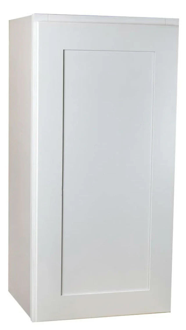 Classic Gray Shaker Small Wall Cabinet Unit with Single Door