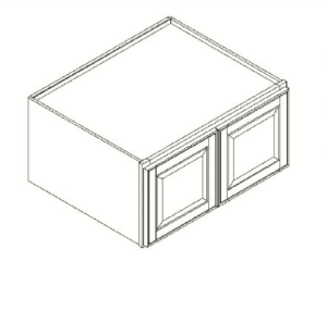 Frontier Shaker Wall Cabinet - 36 Inch Wide x 12 Inch High x 24 Inch Deep