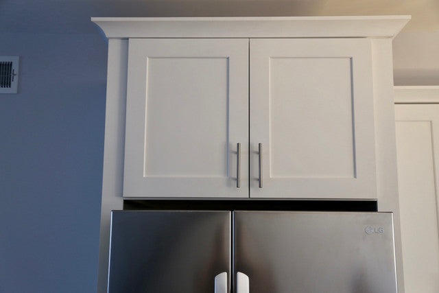 Modern White Shaker Wall Cabinet - 36 Inch Wide x 24 Inch High x 24 Inch Deep