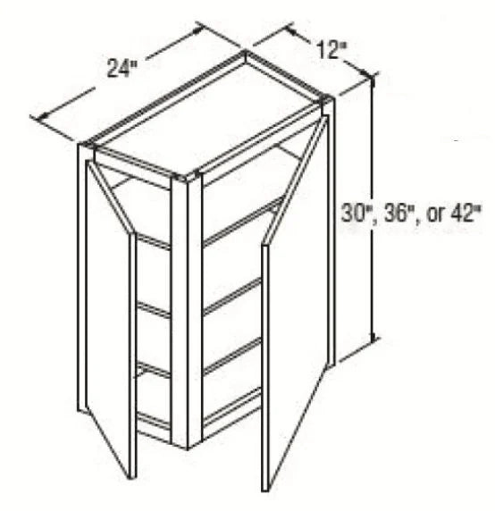 Sonona Sand Wall Angle Cabinet 24 Inch Wide x 30 Inch High