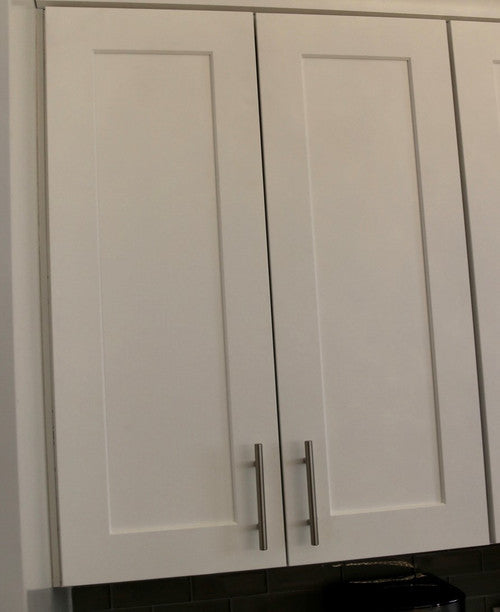 Modern White Shaker Wall Diagonal Cabinet 27 Inch Wide x 36 Inch High