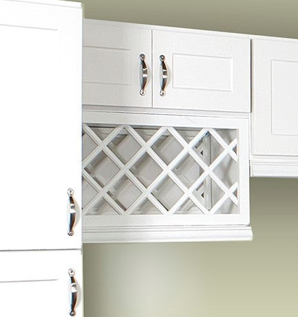Modern White Shaker Wine Rack